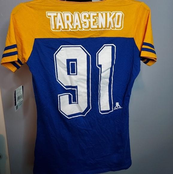 Proedge By Knights Apparel Tarasenko #91 Blues Hockey T-Shirt Size Medium - Picture 6 of 8